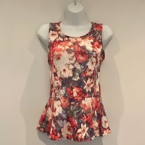 Floral Peplum Top